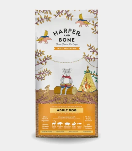 Harper and Bone Adult Medium & Large Grain Free Wild Mountain Pienso para Perros