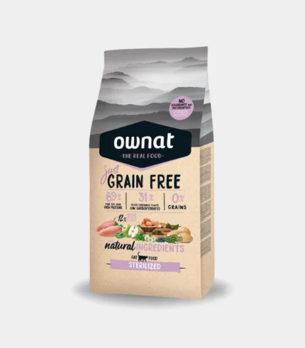 Ownat Grain Free Just Sterilized Pienso para Gatos